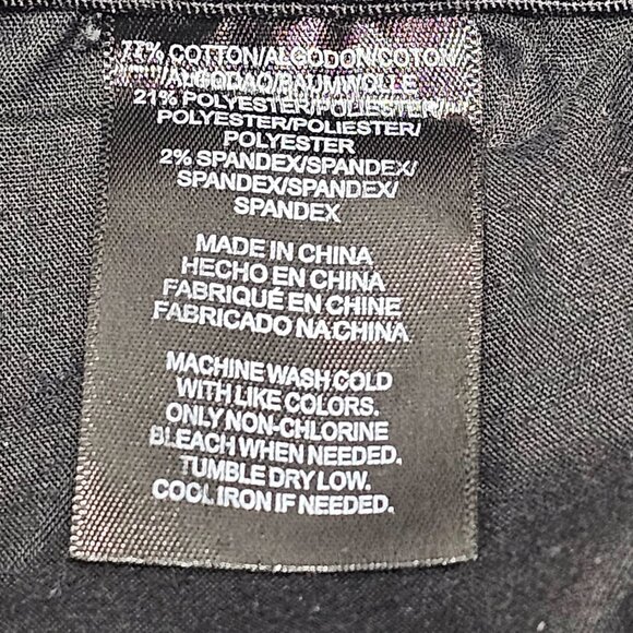 Jones of New York Black Denim Stretch Jean Size 8 - Picture 7 of 7